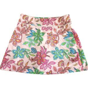 Southwind Floral Pattern Women's Swimsuit Skort Summer Bottom Sz XS
